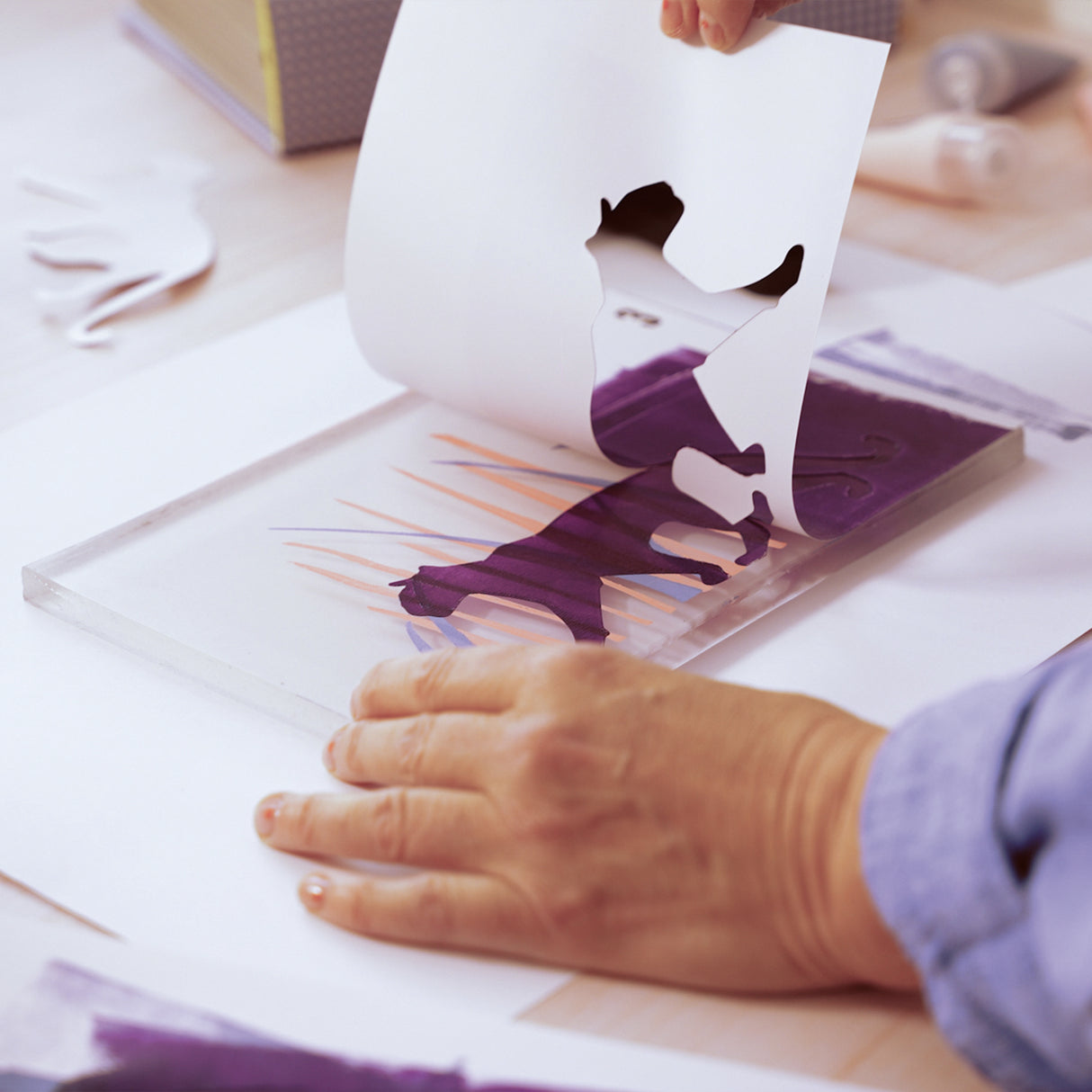 Djeco Atelier Gel Printing Kit - Panthers