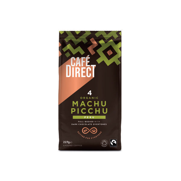Cafedirect Organic Ground Machu Picchu Coffee 227g TWI12026