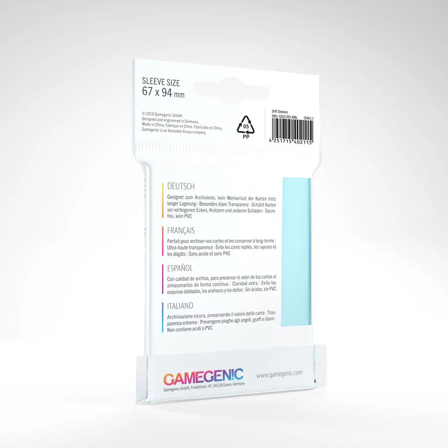 Gamegenic Card Soft Sleeves (100 Pack)