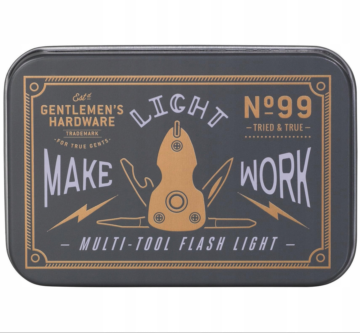 Gentlemen's Hardware Pocket Multi-Tool with Flashlight