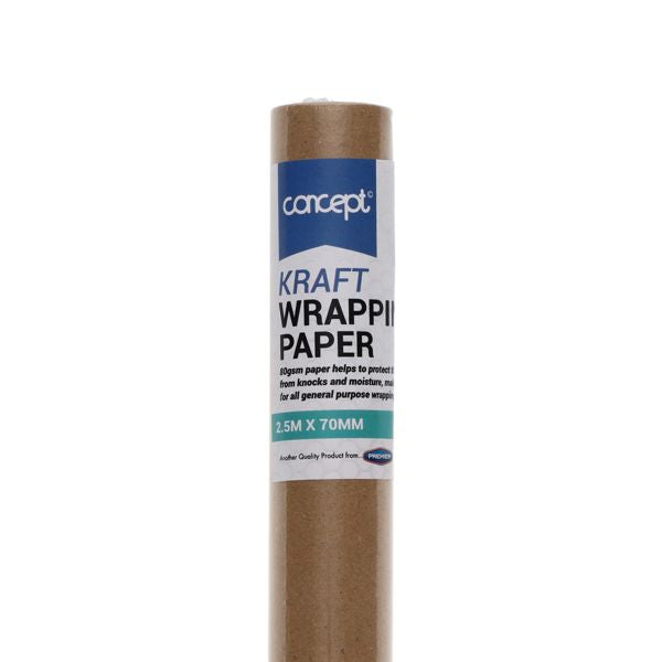 2.5M ROLL BROWN KRAFT PAPER