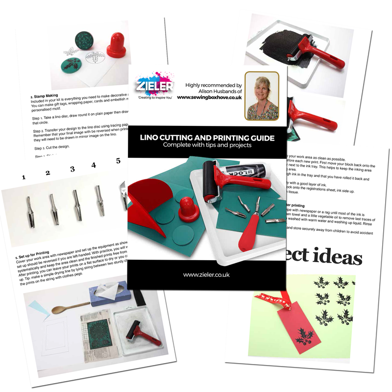 Zieler Complete Lino Cutting & Printing Set (30 Pieces)