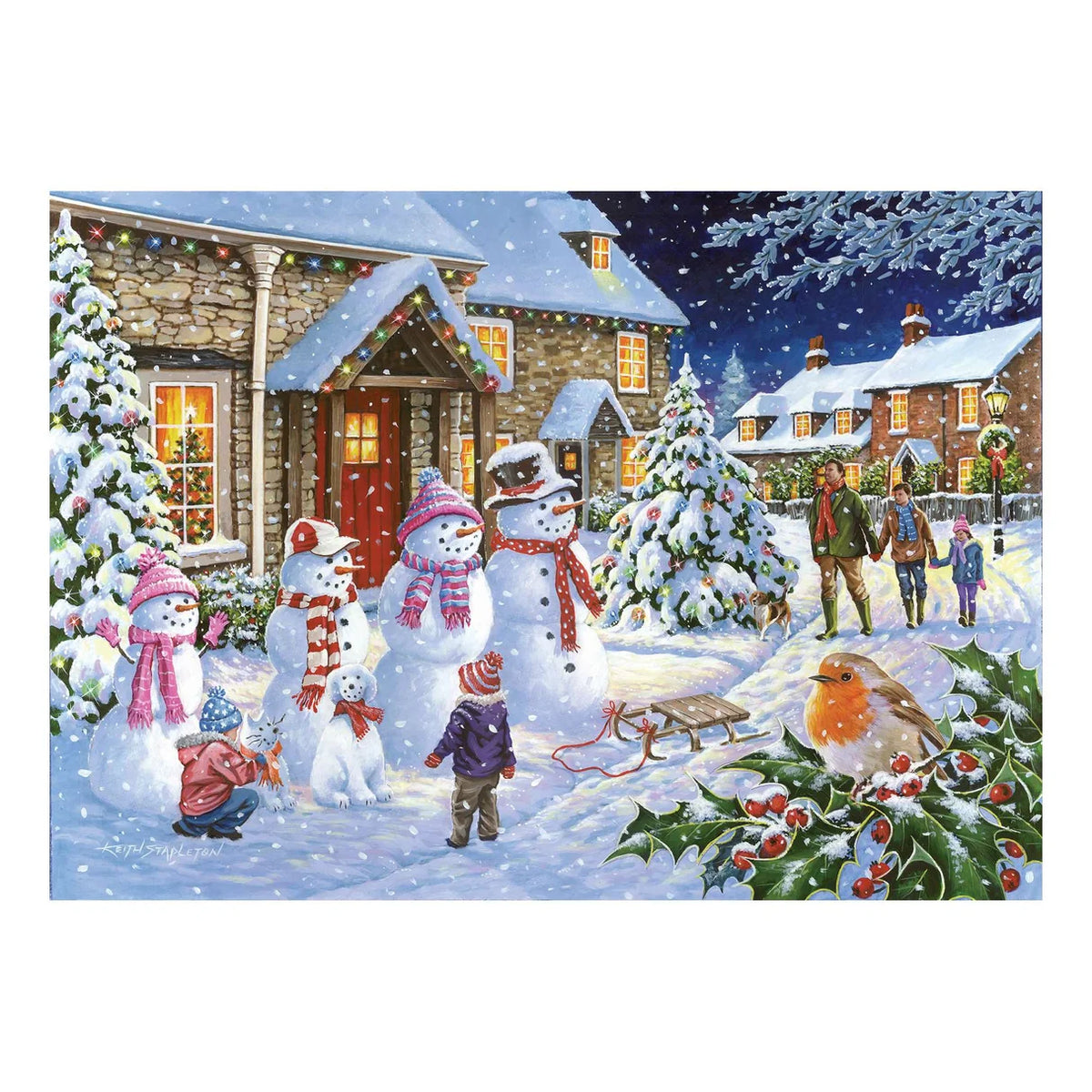 Let It Snow - 4 x 500 Piece Jigsaw Puzzles