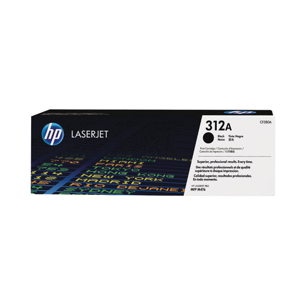 HP 312A Black Laserjet Toner Cartridge CF380A
