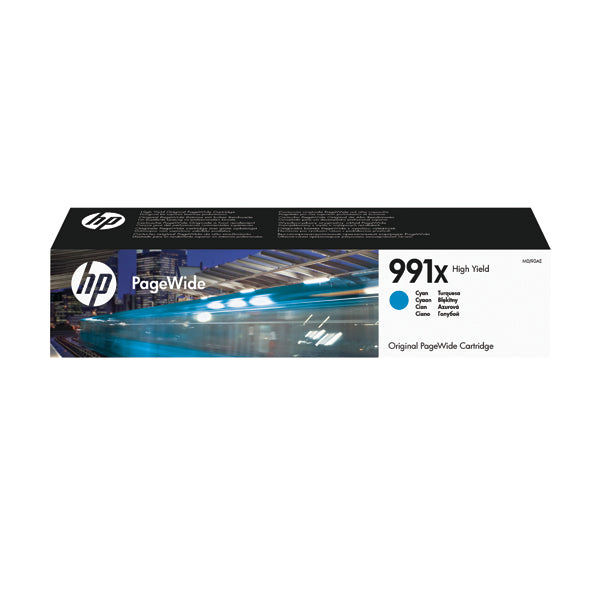 HP 991X High Yield Cyan Original PageWide Cartridge M0J90AE
