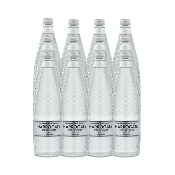 Harrogate Sparkling Spring Water Glass Bottle 750ml (Pack of 12) G750122C