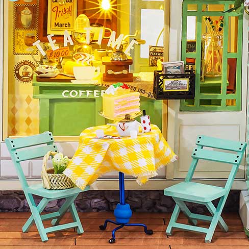 Flowery Sweets and Teas DIY Miniature Dollhouse