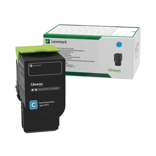 Lexmark Return Programme 3.5K Toner Cartridge Cyan C242XC0