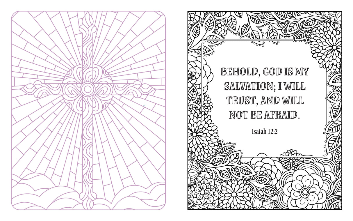 Scripture & Serenity Coloring Book