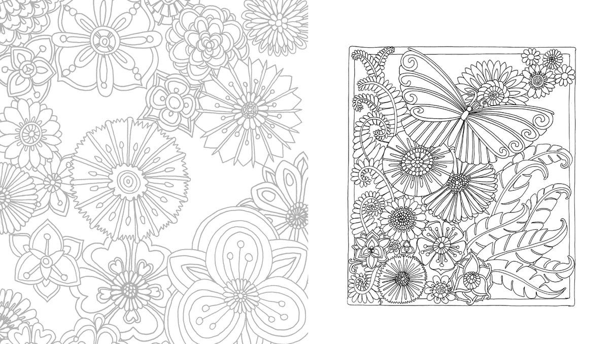 Be Calm and Colour - Colouring Book