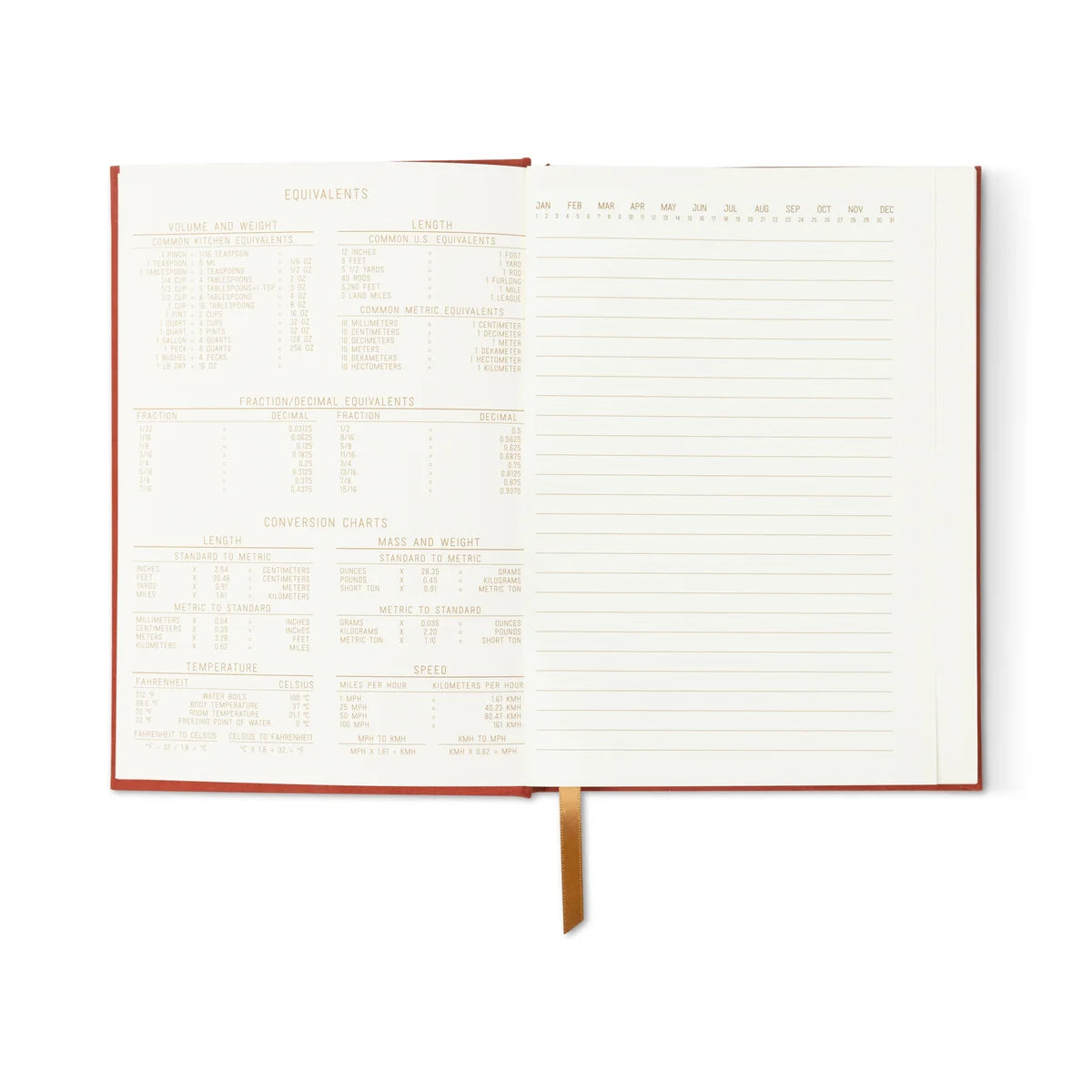 DesignWorks Hard Cover Suede Journal - Radiant Terracotta Rays