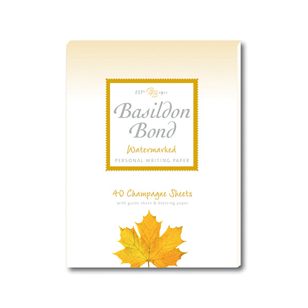 Basildon Bond Champagne Writing Pad 137 x 178mm (10 Pack) 100101040