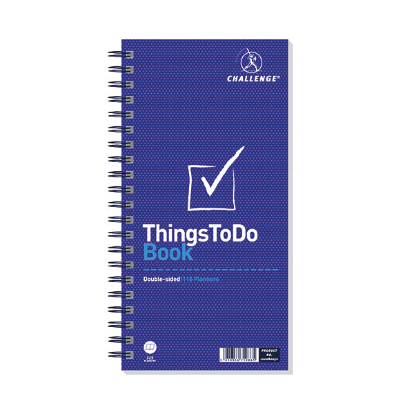 Challenge Wirebound Things To Do Today Book 280x141mm 100080050