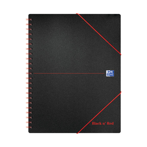 Black n' Red Wirebound Polypropylene Meeting Book 160 Pages A4+ (Pack of 5) 100104323