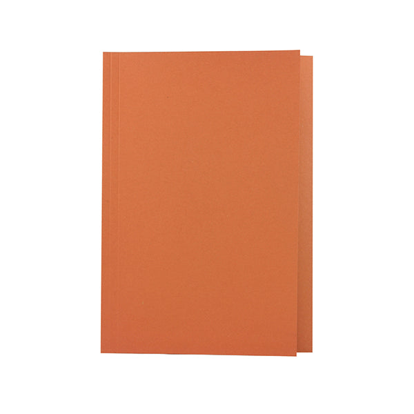 Guildhall Square Cut Folder Mediumweight Foolscap Orange (Pack of 100) FS250-ORGZ