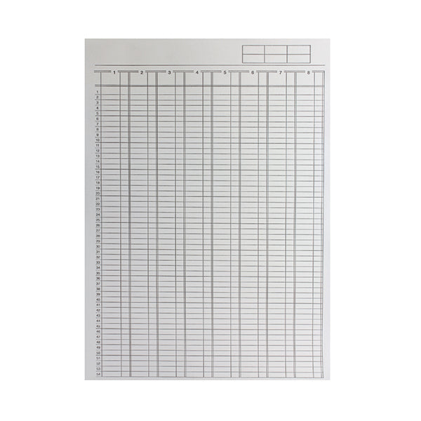 Q-Connect 8-Column Analysis Pad A4 KF01082