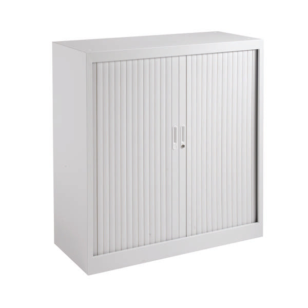 Talos Side Opening Tambour Unit 1000x450x1050mm White KF78759