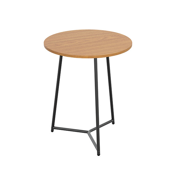 Jemini Trinity Mid Table 800x800x735mm Nova Oak/Black KF823681