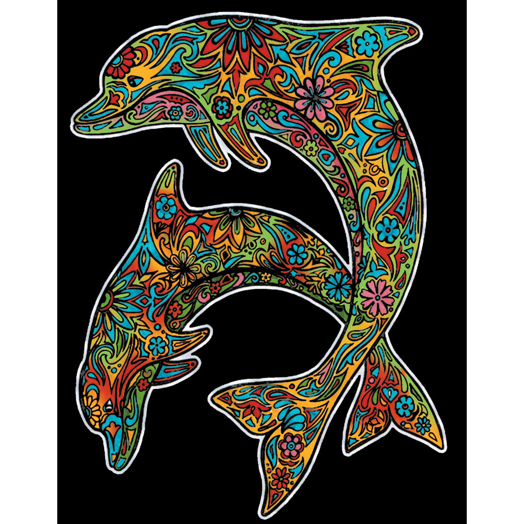 ColorVelvet Large - Hawaii Dolphins