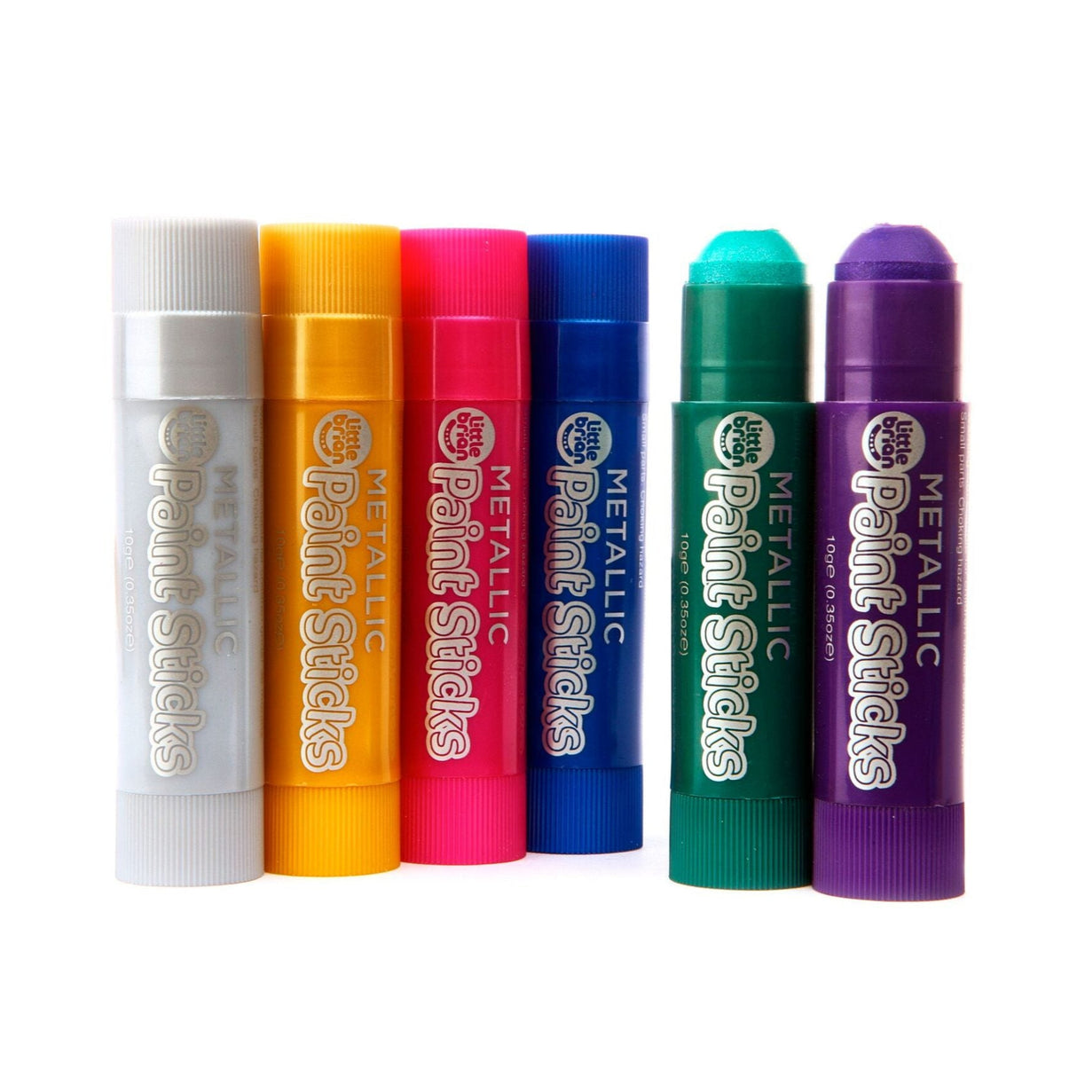 Little Brian Paint Sticks - Metallic (6 Pack)