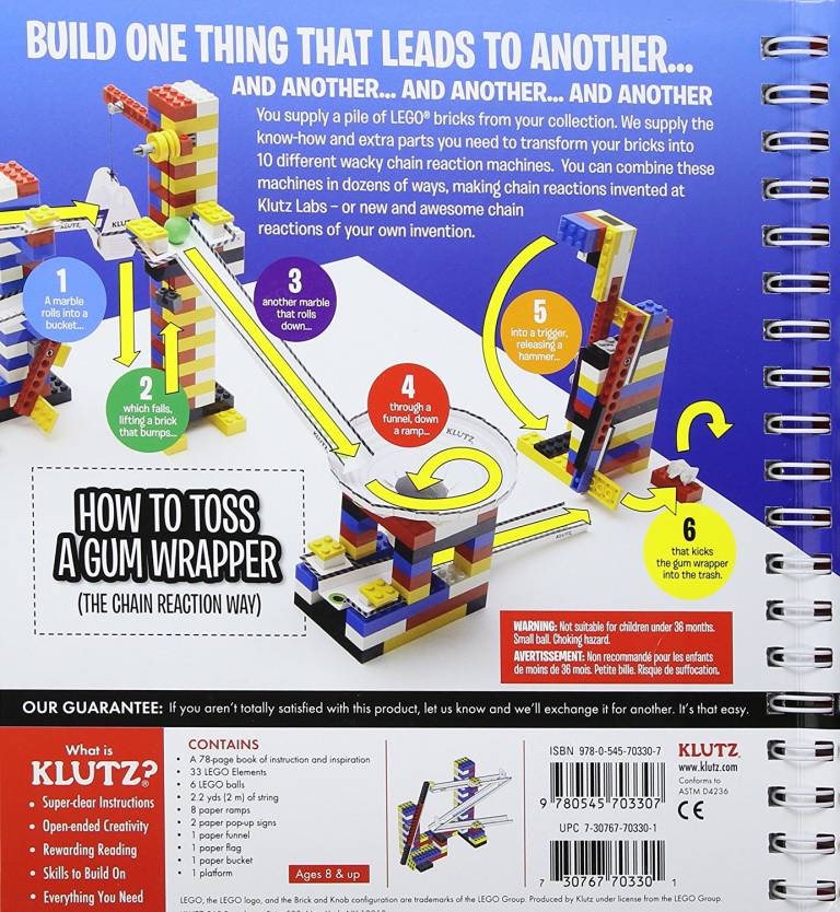 Klutz LEGO Chain Reactions Set