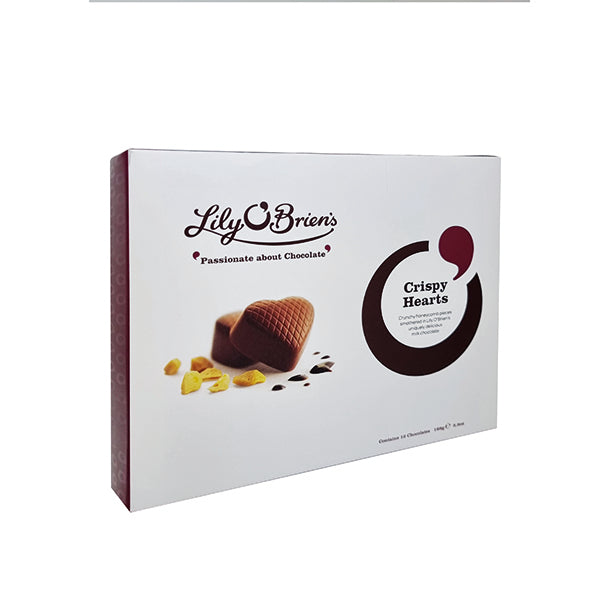 Lily O'Brien's Honeycomb Crispy Hearts Box 12 168g 5105105