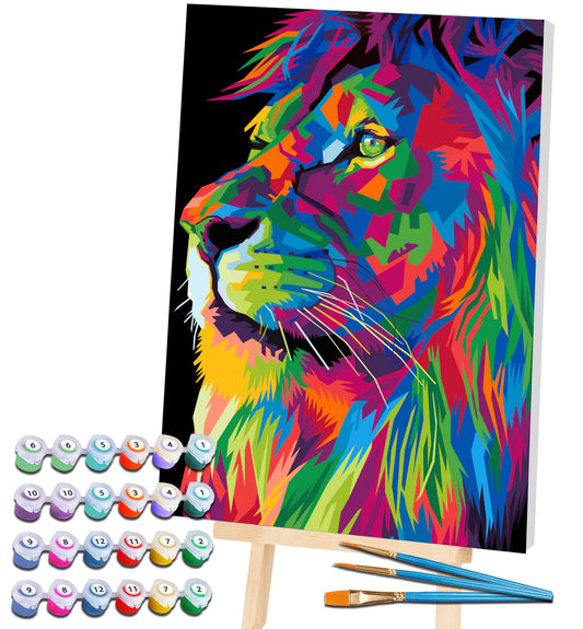 Lion Paint By Numbers