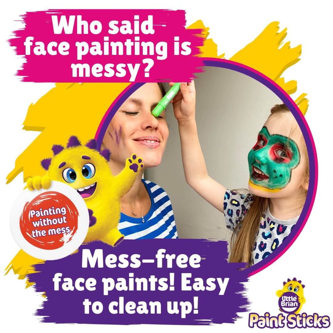 Little Brian Face Paint Sticks Classic (12 Assorted)