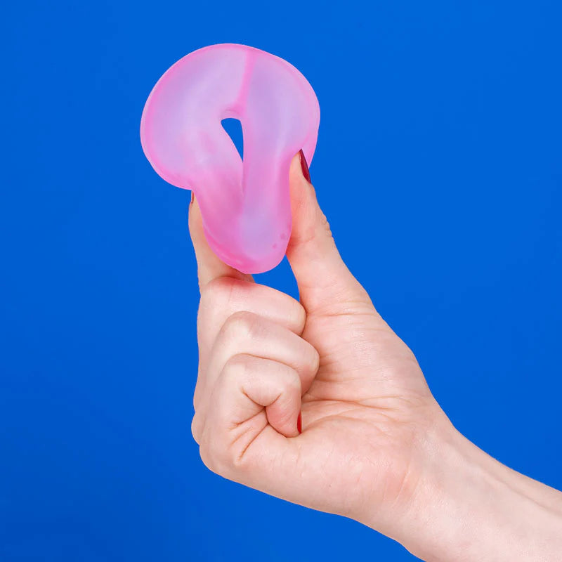 Speks Gump Memory Gel Stress Loop 6cm - Moon Jelly