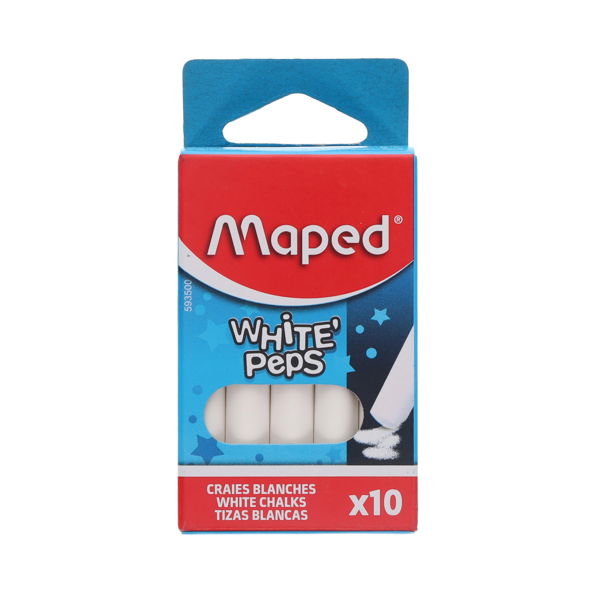 Maped Chalk White'peps (Pkt.10)