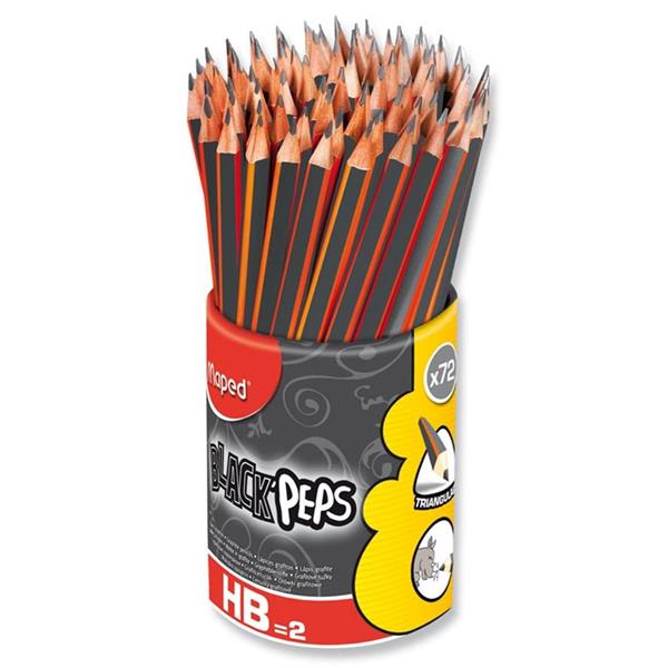 Maped Black'peps HB Triangular Graphite Pencil (Single)