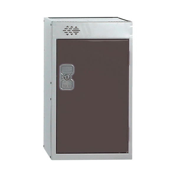 One Compartment Quarto Locker 300x300x511mm Dark Grey Door MC00075