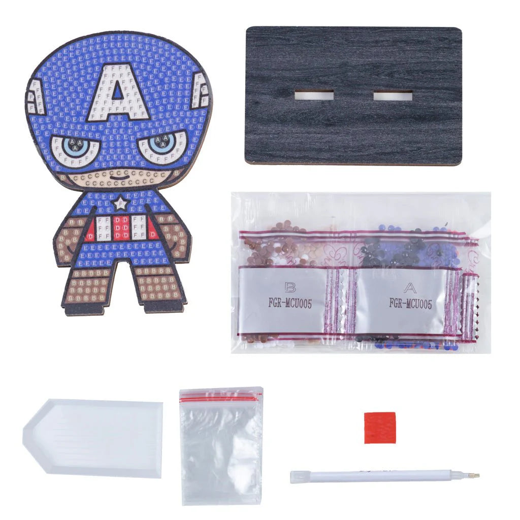 Crystal Art Buddy - Captain America