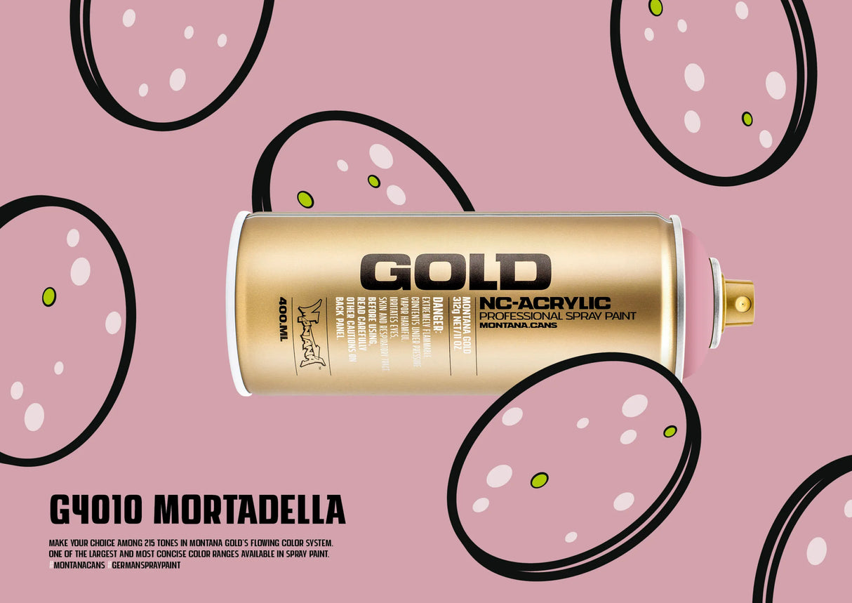 Montana GOLD Spray Paint 400ml - Mortadella (G4010)
