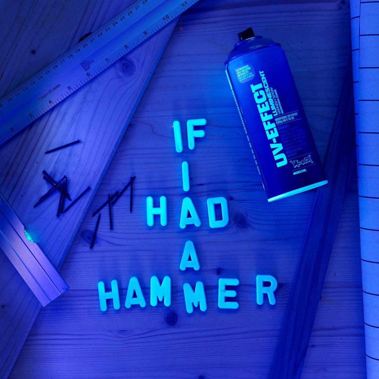 Montana UV-Effect Spray Paint 400ml - Transparent