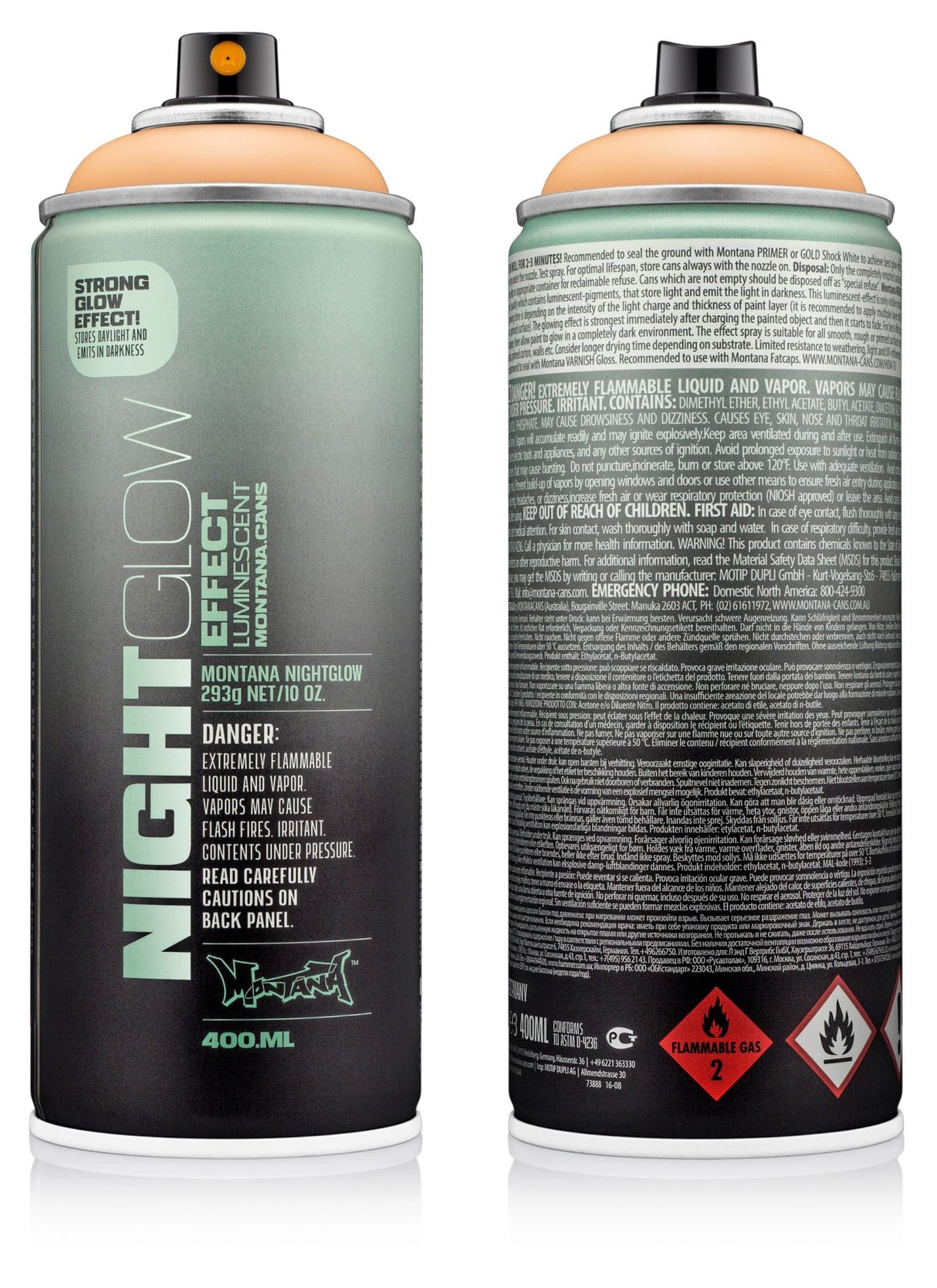 Montana NightGlow EFFECT - Luminescent Orange (NG2000)