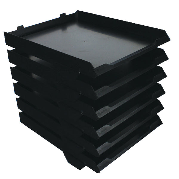Avery Black A4 6 Tier Paper Stack (W250xD320xH300mm) 5336BLK