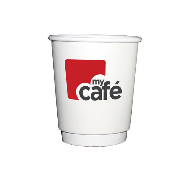 Mycafe 8Oz Double Wall Hot Cups (Pack of 500) HVDWPA08V