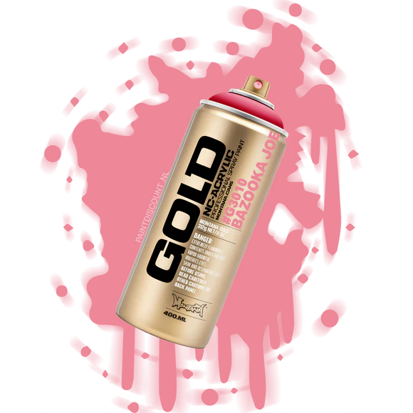 Montana GOLD Spray Paint 400ml - Bazooka Joe (G3010)