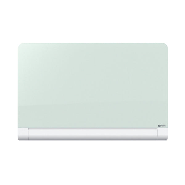Nobo Impression Pro Glass Magnetic Whiteboard Concealed Pen Tray 1000x560mm White 1905191