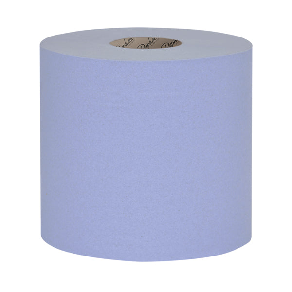 Raphael 1Ply Blue Roll Towel 250m x 200mm (Pack of 6) RT1B250R