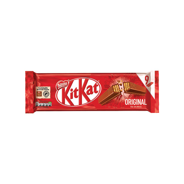 Nestle KitKat Milk Chocolate 2 Finger (Pack of 9) 12339411