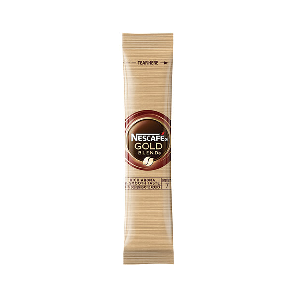 Nescafe Gold Blend One Cup Sticks Coffee Sachets (Pack of 200) 12340523