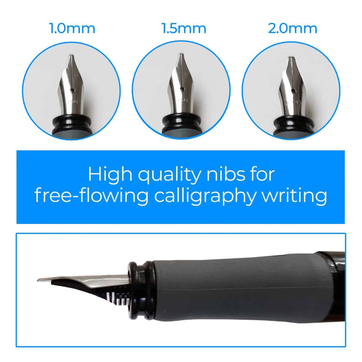 Zieler Introductory Calligraphy Pen Set (1 pen + 2 nibs)
