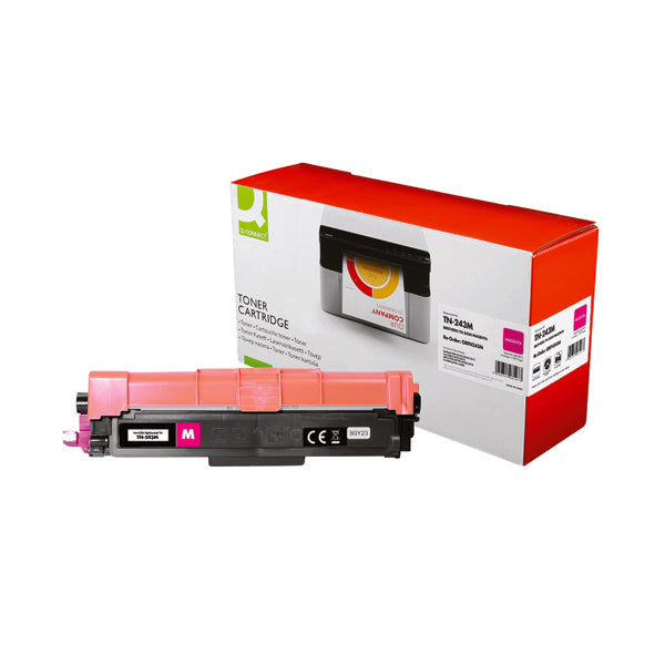 Q-Connect Brother TN-243M Compatible Toner Cartridge Magenta TN-243M-COMP