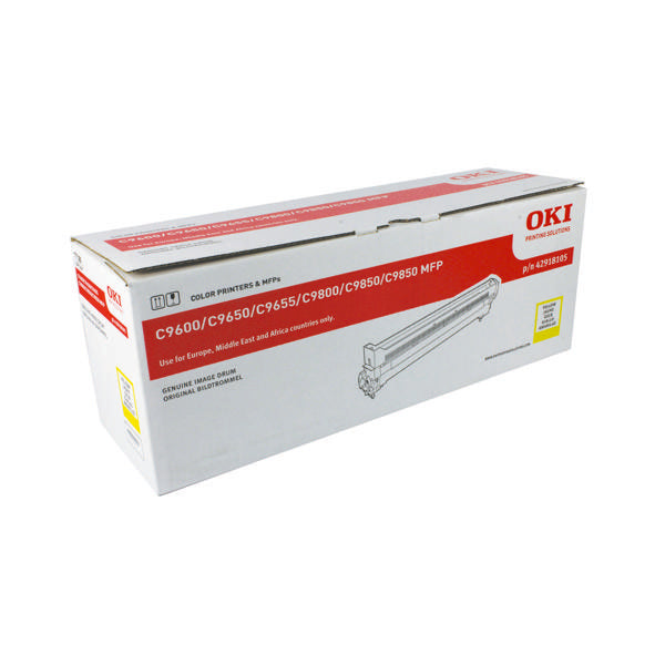 Oki C9600/C9800 Yellow Image Drum 42918105