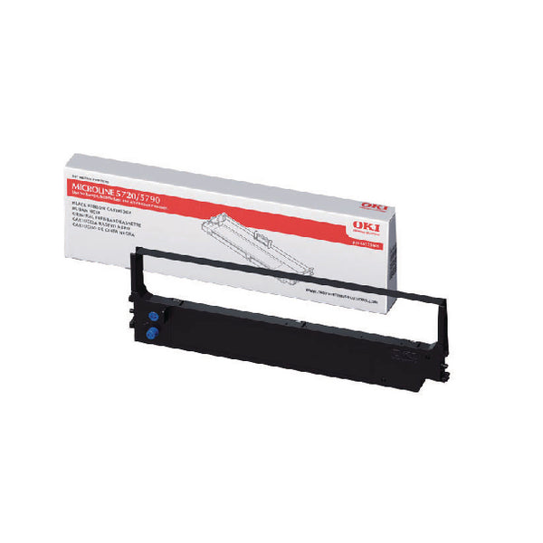 Oki Black Fabric Ribbon For Microline 5720/5790 44173405