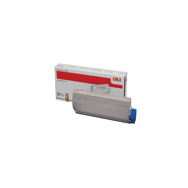Oki Yellow Toner Cartridge (10,000 Page Capacity) 44844505