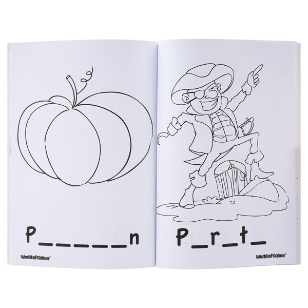 World Of Colour A4 48pg Colouring Book