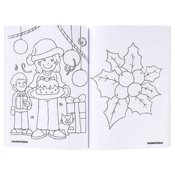 World of Colour - Christmas Colouring Book